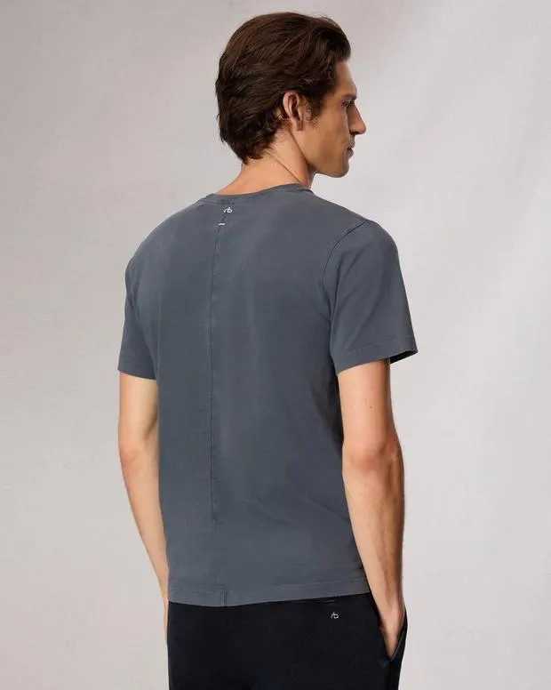 Men TShirts and Henleys Rag and Bone Rb Number 4 TShirt Washed Navy