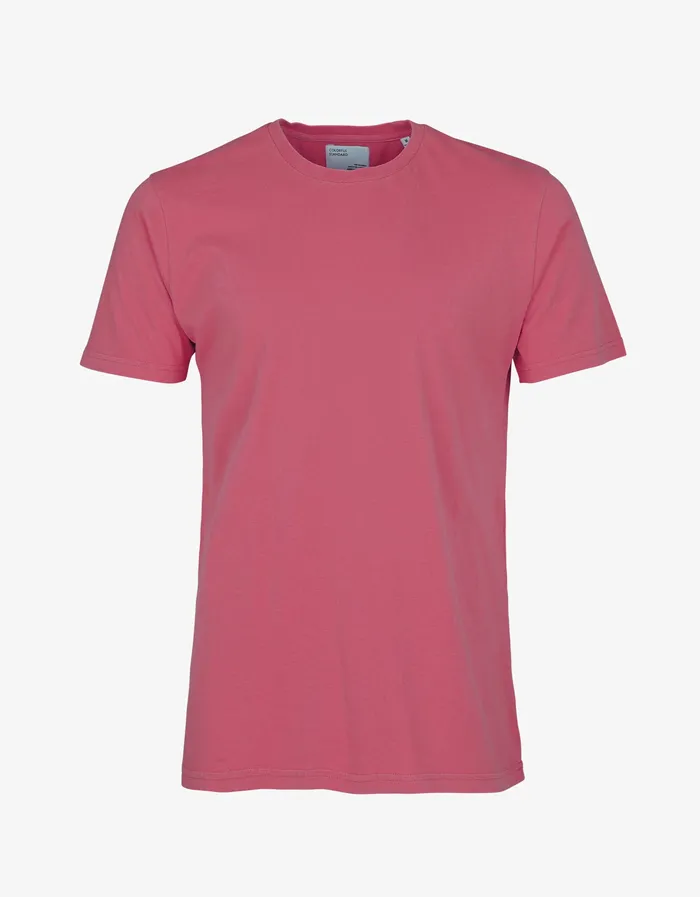 Men TShirts Colorfulstandard Classic Organic Tee 8211 Raspberry Pink