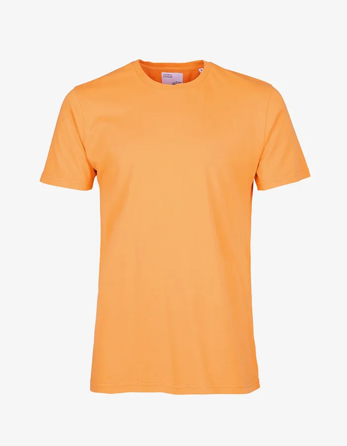 Men TShirts Colorfulstandard Classic Organic Tee 8211 Sandstone Orange