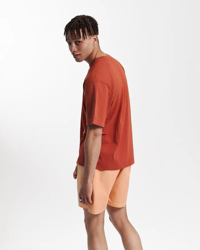 Men TShirts Colorfulstandard Oversized Organic TShirt 8211 Sahara Camel