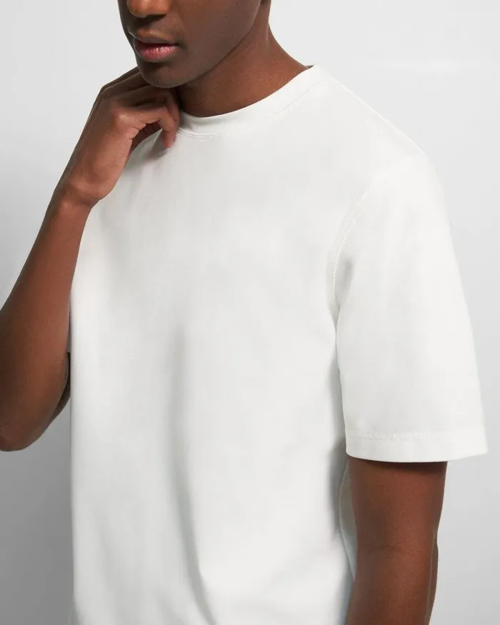Men TShirts Polos Theory Ryder Tee In Relay Jersey White