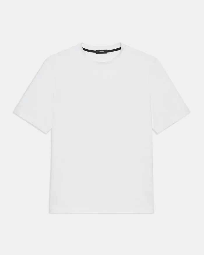 Men TShirts Polos Theory Ryder Tee In Relay Jersey White