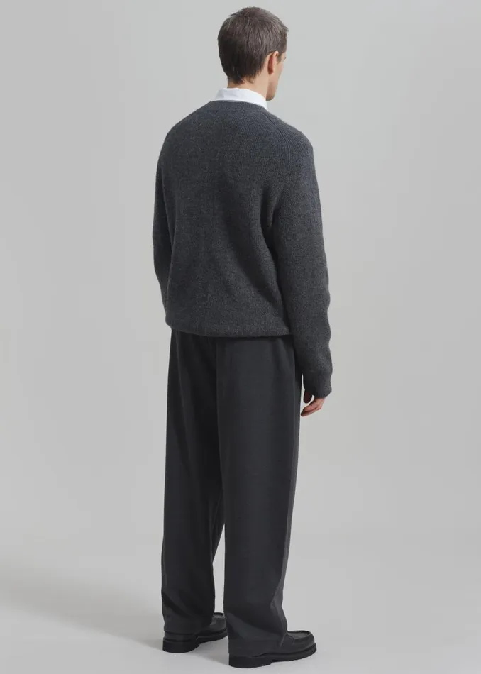 Men Theo Pants 8211 Charcoal The Frankie Shop Bottoms