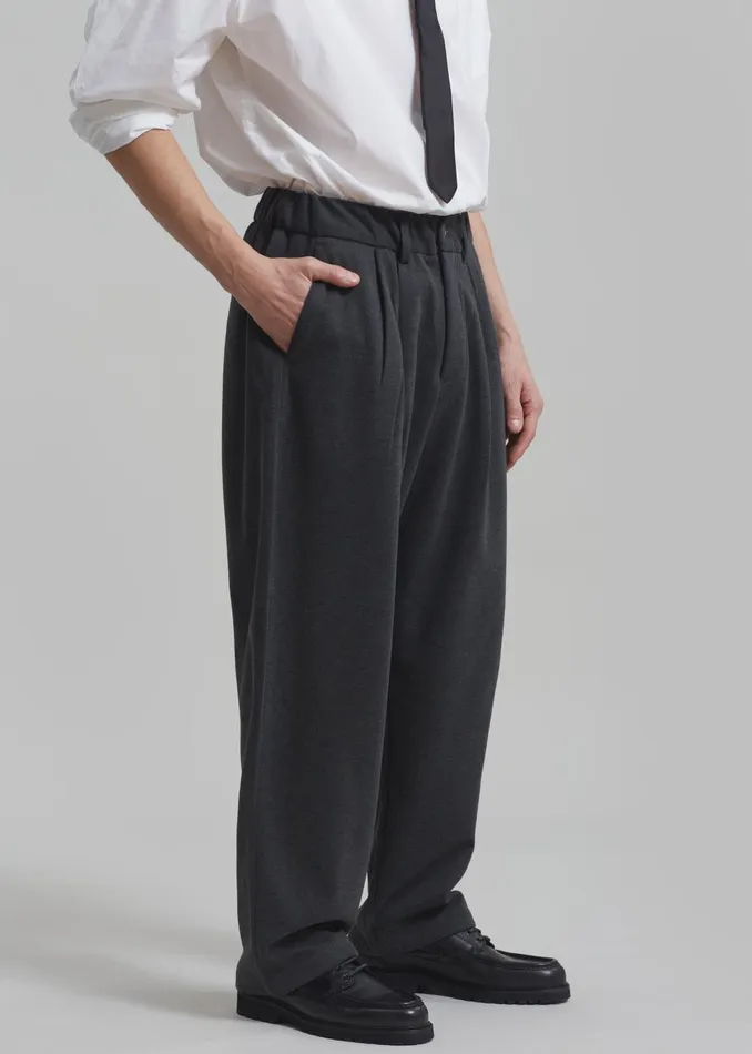 Men Theo Pants 8211 Charcoal The Frankie Shop Bottoms