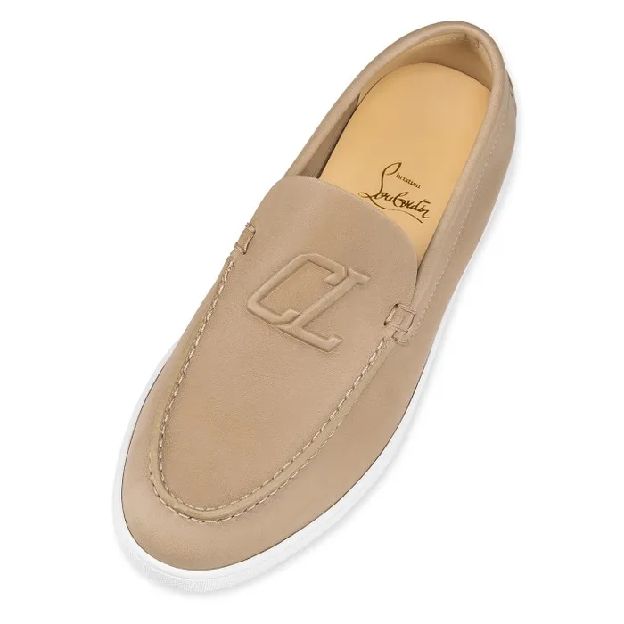 Men Varsiboat Boat Shoes 8211 Calf Leather 8211 Saharienne Christian Louboutin Sneakers