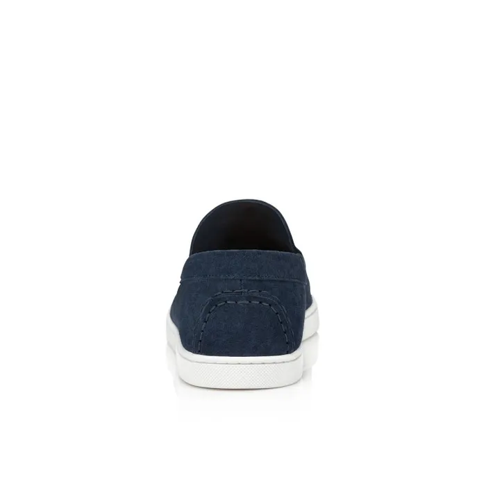 Men Varsiboat Boat Shoes 8211 Leather 8211 Marine Christian Louboutin Sneakers