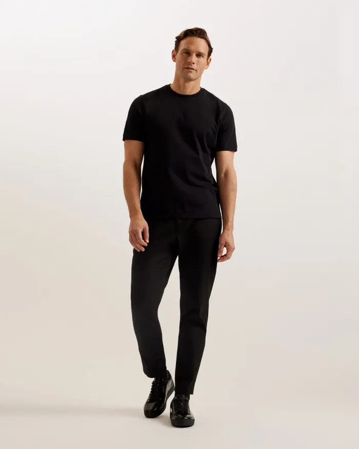 Men WISKIN 8211 Branded Regular Fit TShirt Black Ted Baker Tops Men WISKIN 8211 Branded Regular Fit TShirt Black Ted Baker Tops
