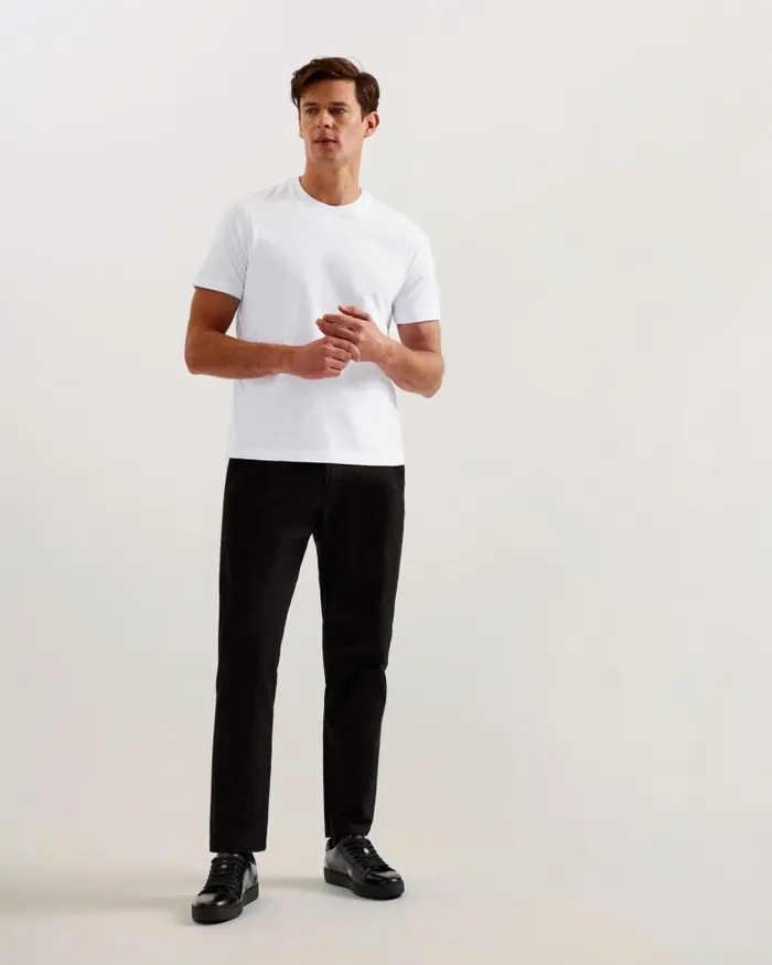 Men WISKIN 8211 Branded Regular Fit TShirt White Ted Baker Tops Men WISKIN 8211 Branded Regular Fit TShirt White Ted Baker Tops