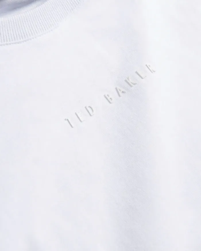 Men WISKIN 8211 Branded Regular Fit TShirt White Ted Baker Tops Men WISKIN 8211 Branded Regular Fit TShirt White Ted Baker Tops