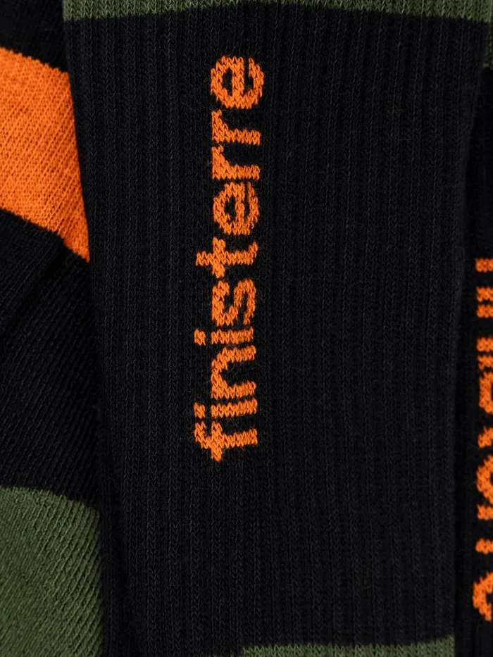 MenWomen Adventure Sock Ravenkhakiorange Finisterre Socks