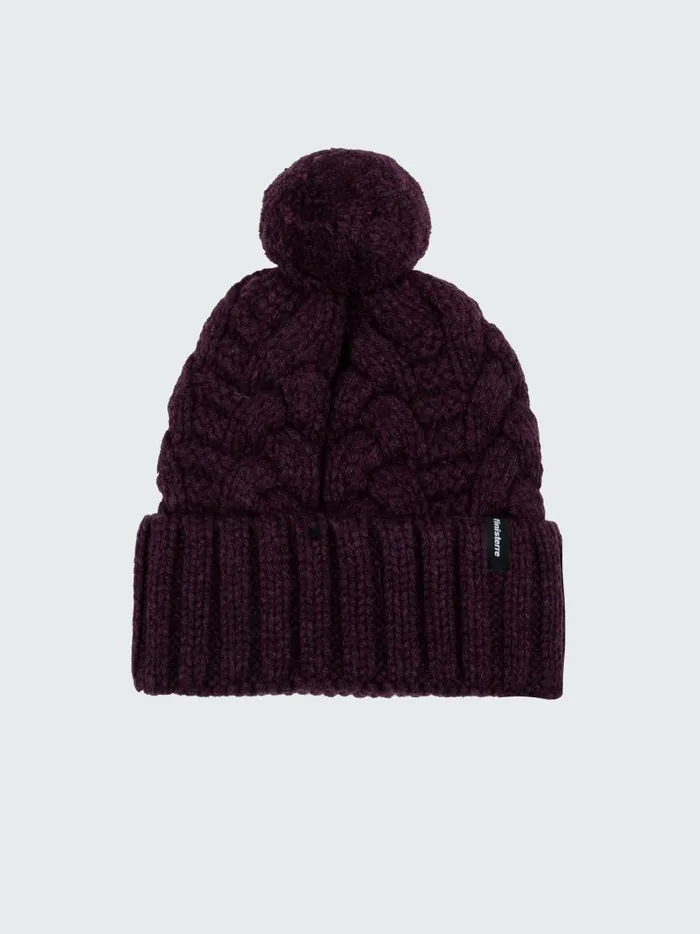 MenWomen Esam Beanie Black Cherry Finisterre Hats and Beanies