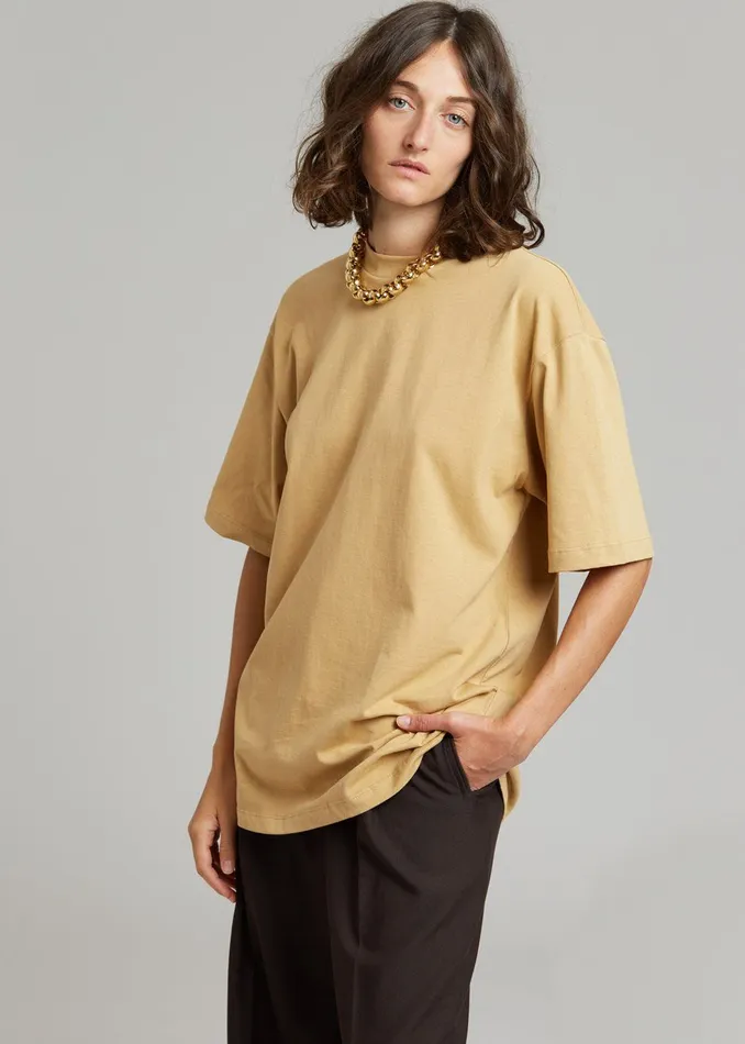 MenWomen Evora Tee 8211 Sahara The Frankie Shop Tops