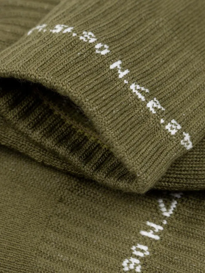 MenWomen Rossby Ankle Sports Sock Oliveecru Finisterre Socks