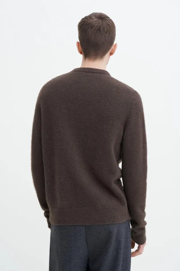 Men Yak Sweater Driftwood Filippa K Knitwear
