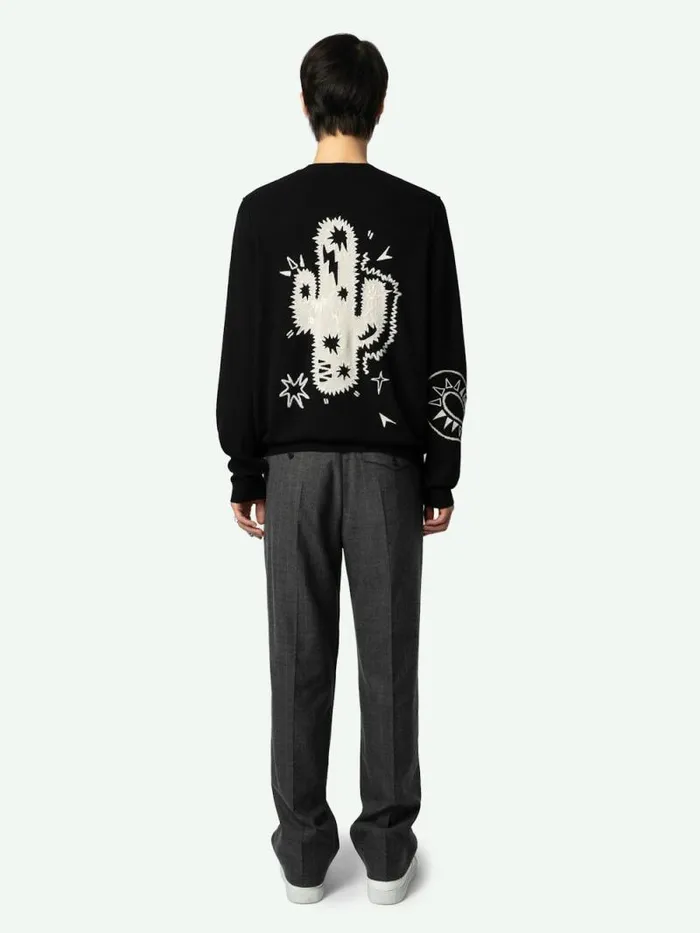 Men Zadig and Voltaire Sweaters and Cardigans Kennedy Sweater Black