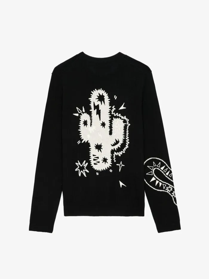 Men Zadig and Voltaire Sweaters and Cardigans Kennedy Sweater Black