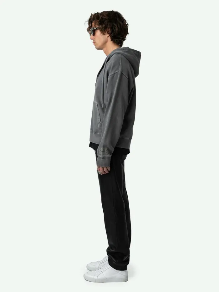 Men Zadig and Voltaire Sweatshirts and Hoodies Sacha Sweatshirt Medium Grey