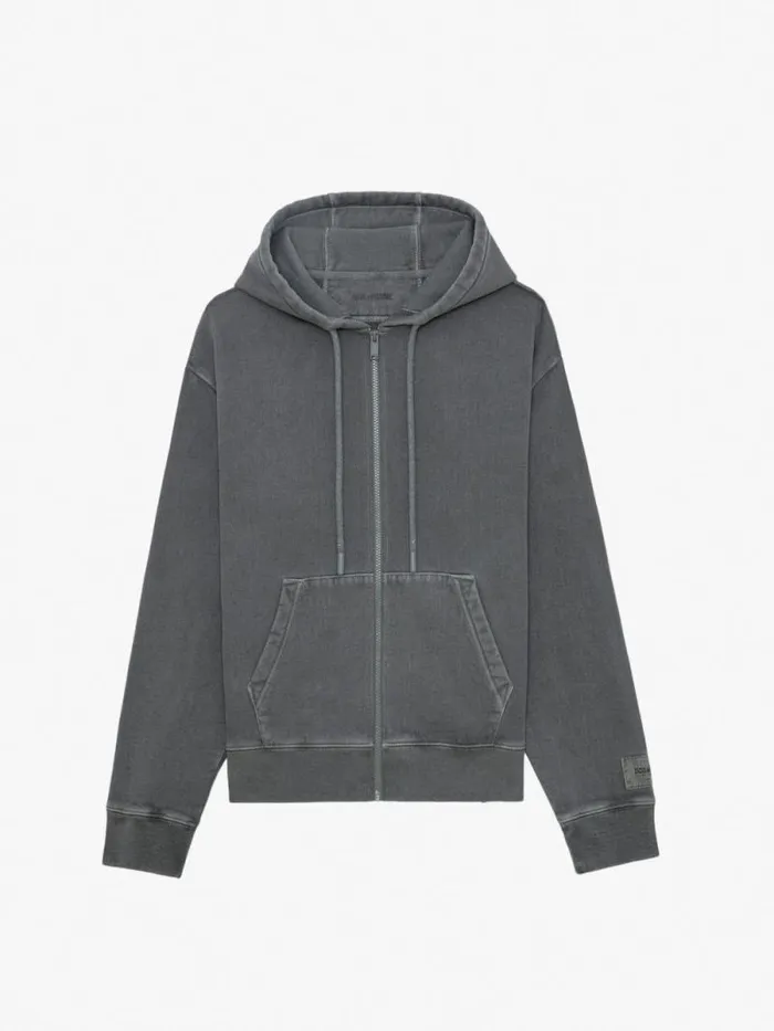 Men Zadig and Voltaire Sweatshirts and Hoodies Sacha Sweatshirt Medium Grey