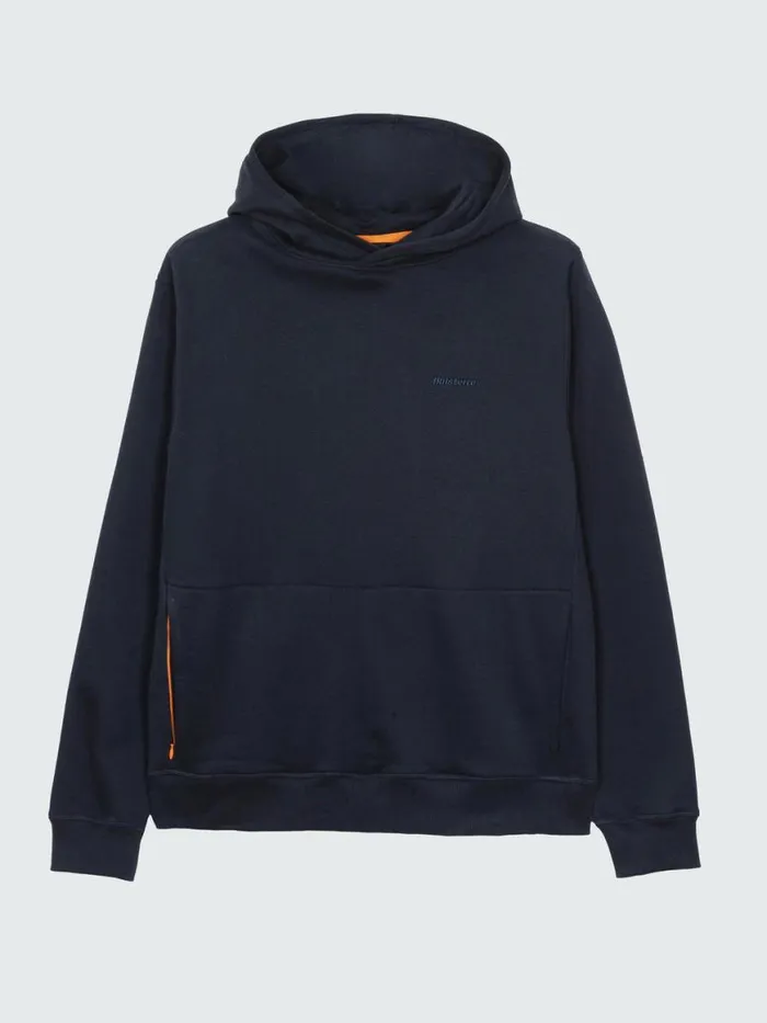 Men Zawn Hoodie Navy Finisterre Sweatshirts and Hoodies