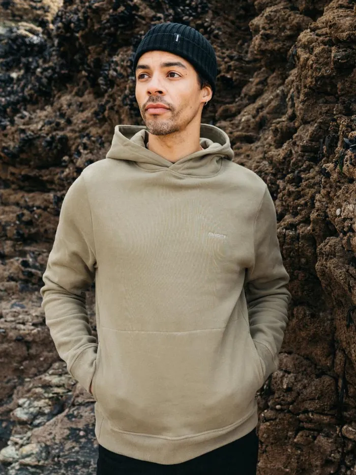 Men Zawn Hoodie Willow Green Finisterre Sweatshirts and Hoodies