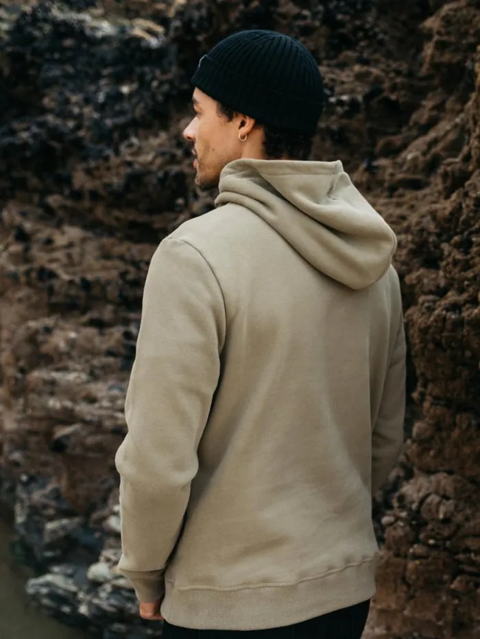 Men Zawn Hoodie Willow Green Finisterre Sweatshirts and Hoodies