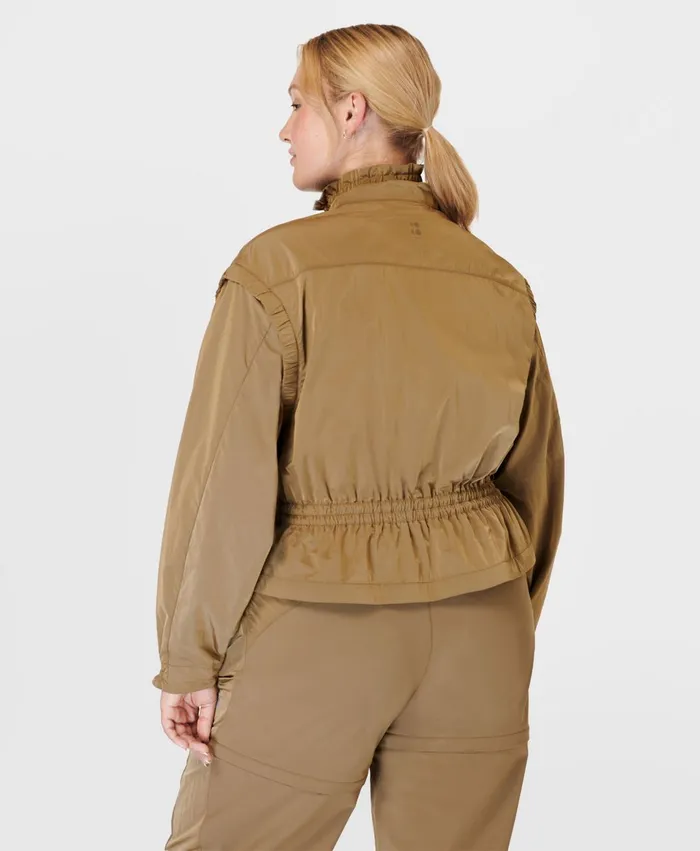 Merrell Ascend 2 In 1 Hiking Jacket X Sweaty Betty Antique Copper Women Tops