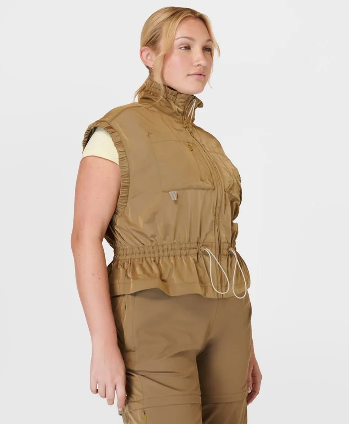 Merrell Ascend 2 In 1 Hiking Jacket X Sweaty Betty Antique Copper Women Tops