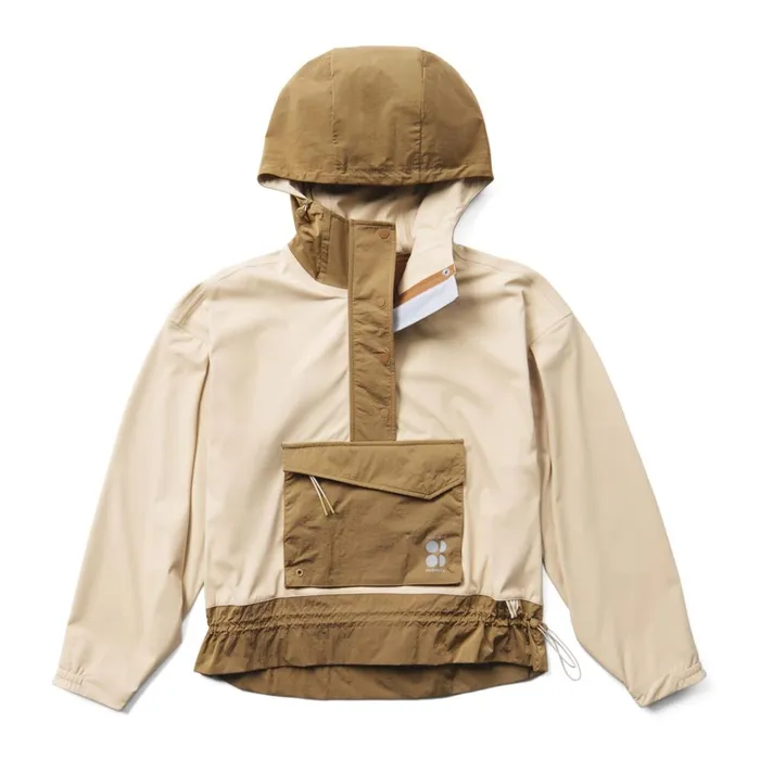Merrell Ascend Whisper Anorak X Sweaty Betty Dove Beigeantique Copper Women Tops