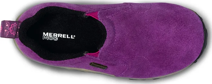 Merrell Big Jungle Moc Frosty Waterproof Winterberry Kids Wide Widths