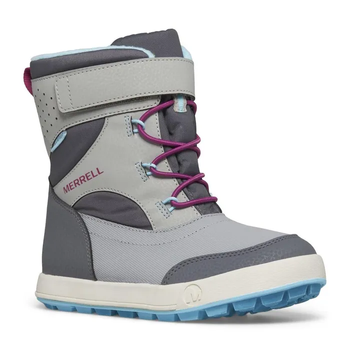 Merrell Big Snow Storm 30 Waterproof Boot Greyturquoise Kids Winter Boots