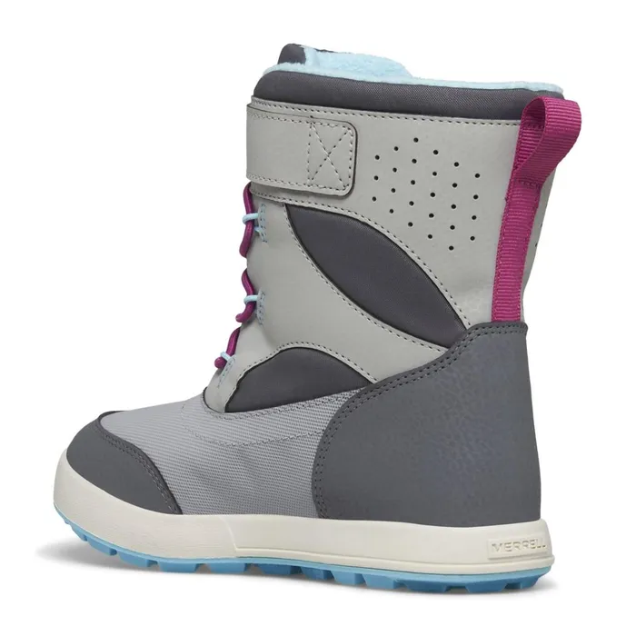 Merrell Big Snow Storm 30 Waterproof Boot Greyturquoise Kids Winter Boots
