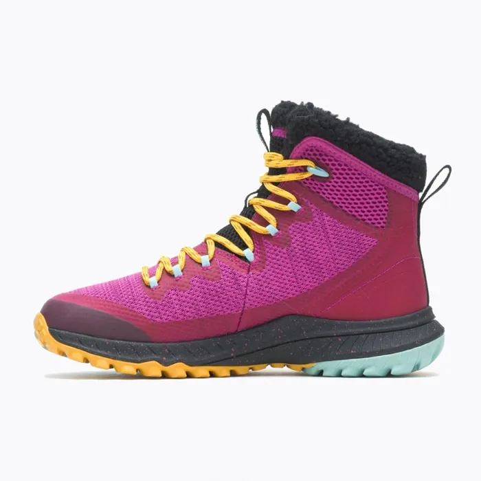 Merrell Bravada Knit Bluff Polar Waterproof Fuchsia Women Boots