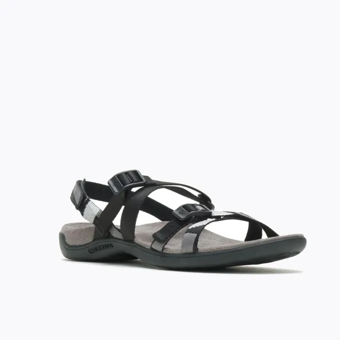 Merrell District 3 Backstrap Web Black Women Sandals