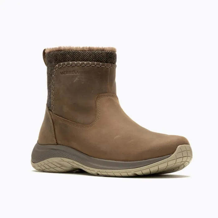 Merrell Encore Ice 5 Mid Zip Olive Women Boots