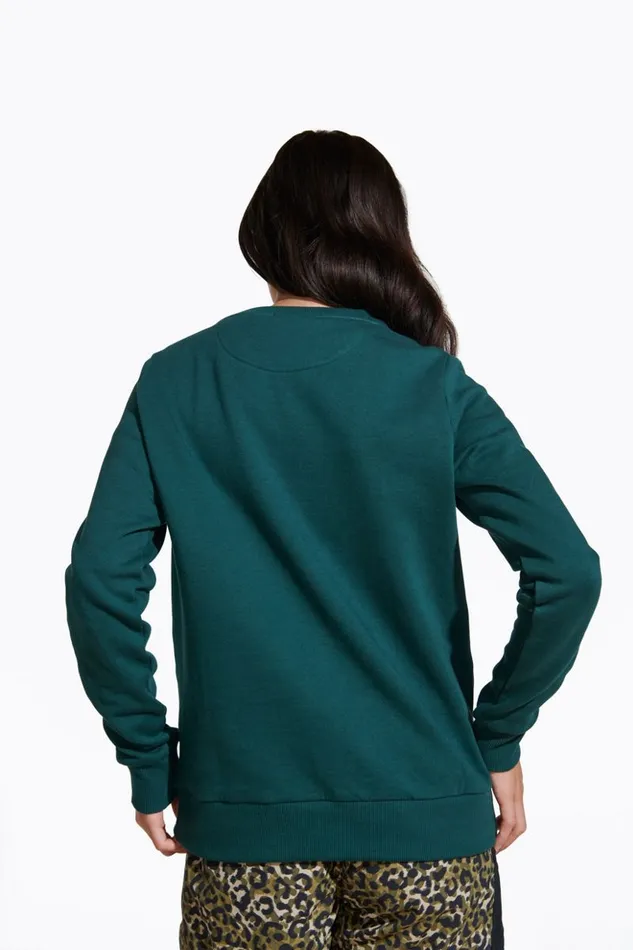 Merrell Good Natured Fleece Crew Neck Sea Moss Women Tops
