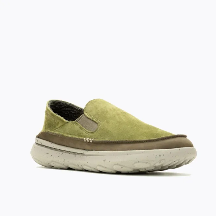Merrell Hut Moc 2 Suede Avocado Men SlipOns