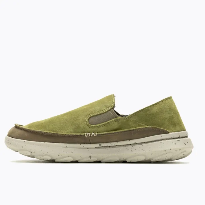 Merrell Hut Moc 2 Suede Avocado Men SlipOns