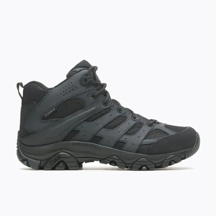 Merrell Moab 3 Mid Tactical Waterproof Wide Width Black Men Boots