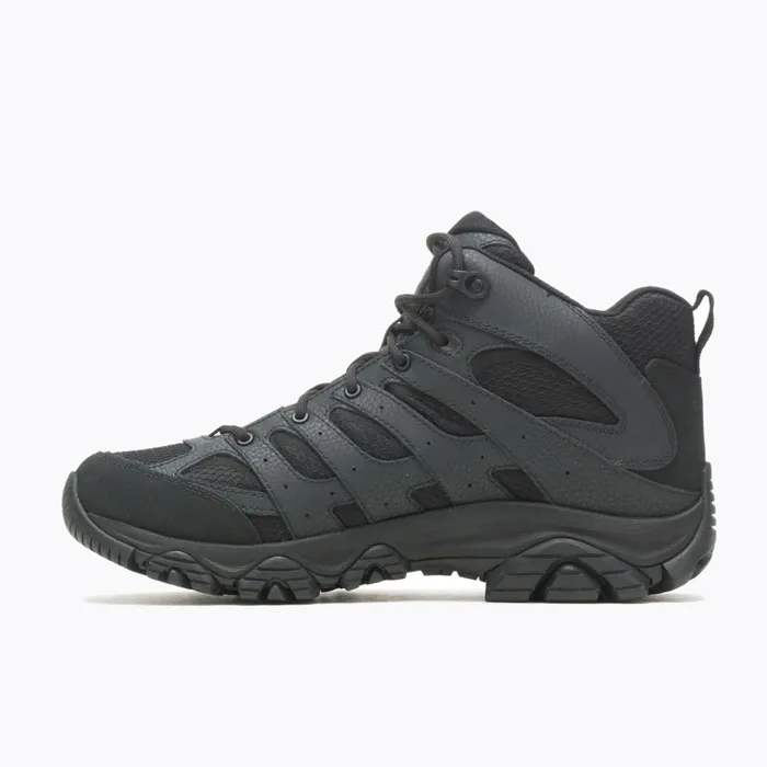 Merrell Moab 3 Mid Tactical Waterproof Wide Width Black Men Boots