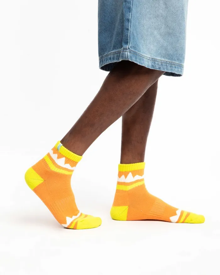 Merrell Parks Project X Shrooms In Bloom Hiking Sock 2 Pack Pinknaturalorange MenWomen Socks