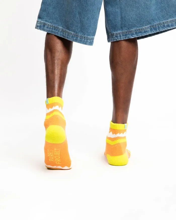 Merrell Parks Project X Shrooms In Bloom Hiking Sock 2 Pack Pinknaturalorange MenWomen Socks