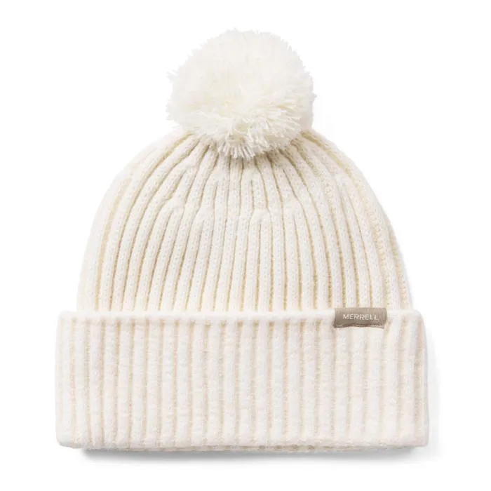 Merrell Plaited Rib Knit Beanie Cloud Creamtan MenWomen Hats