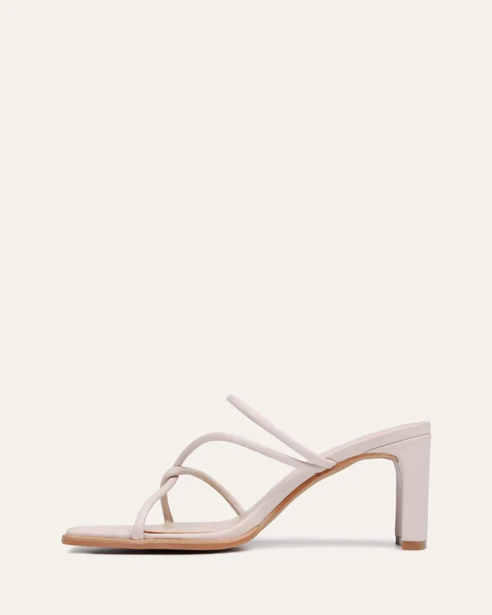 MID SANDALS Novi mid heel sandals bone leather jomercer Women MID SANDALS Novi mid heel sandals bone leather jomercer Women