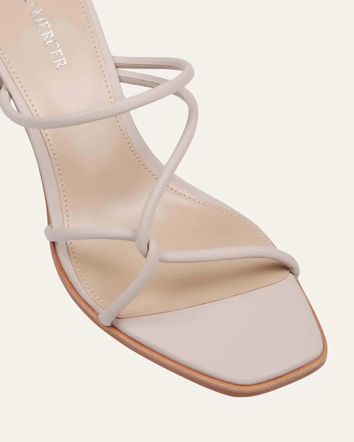 MID SANDALS Novi mid heel sandals bone leather jomercer Women MID SANDALS Novi mid heel sandals bone leather jomercer Women