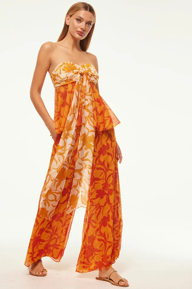 Misa Los Angeles Aylin Top Atlas Floral Women Matching Sets