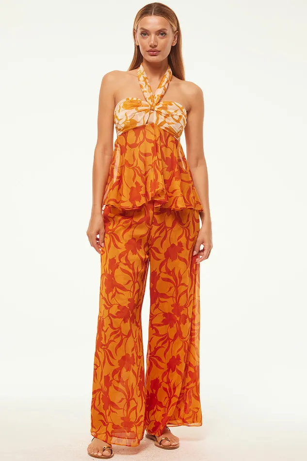 Misa Los Angeles Aylin Top Atlas Floral Women Matching Sets