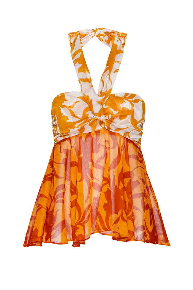 Misa Los Angeles Aylin Top Atlas Floral Women Matching Sets