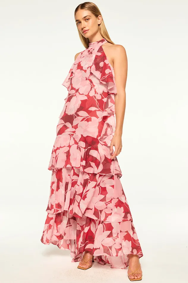 Misa Los Angeles Calissa Dress Flora Rosada Women Dresses
