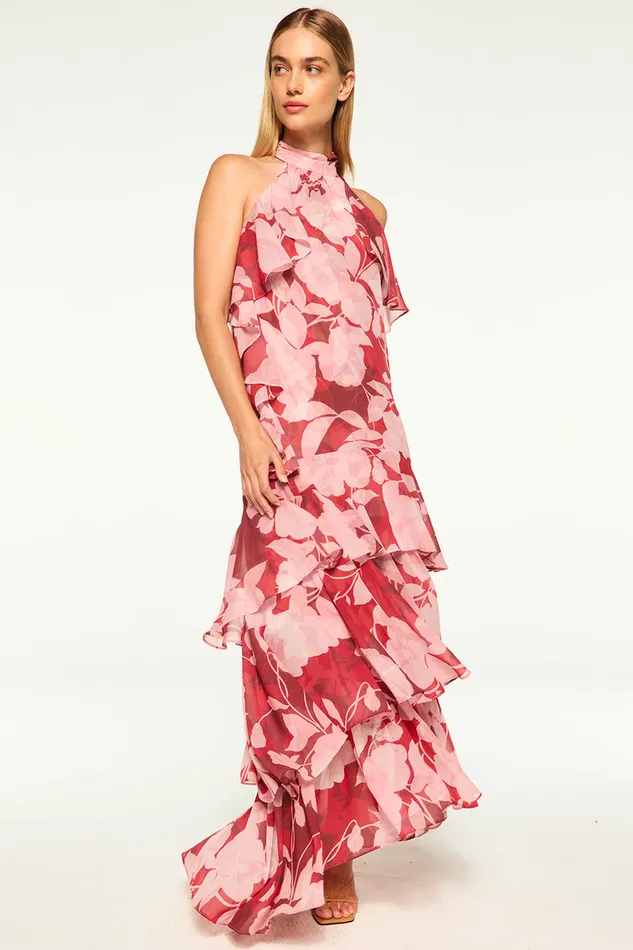 Misa Los Angeles Calissa Dress Flora Rosada Women Dresses