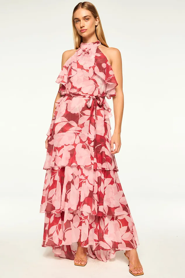Misa Los Angeles Calissa Dress Flora Rosada Women Dresses